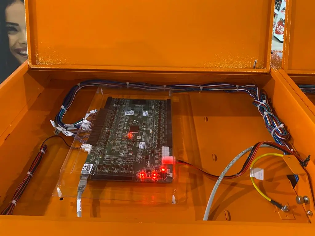 PCB board controlling compartment lock solenoids